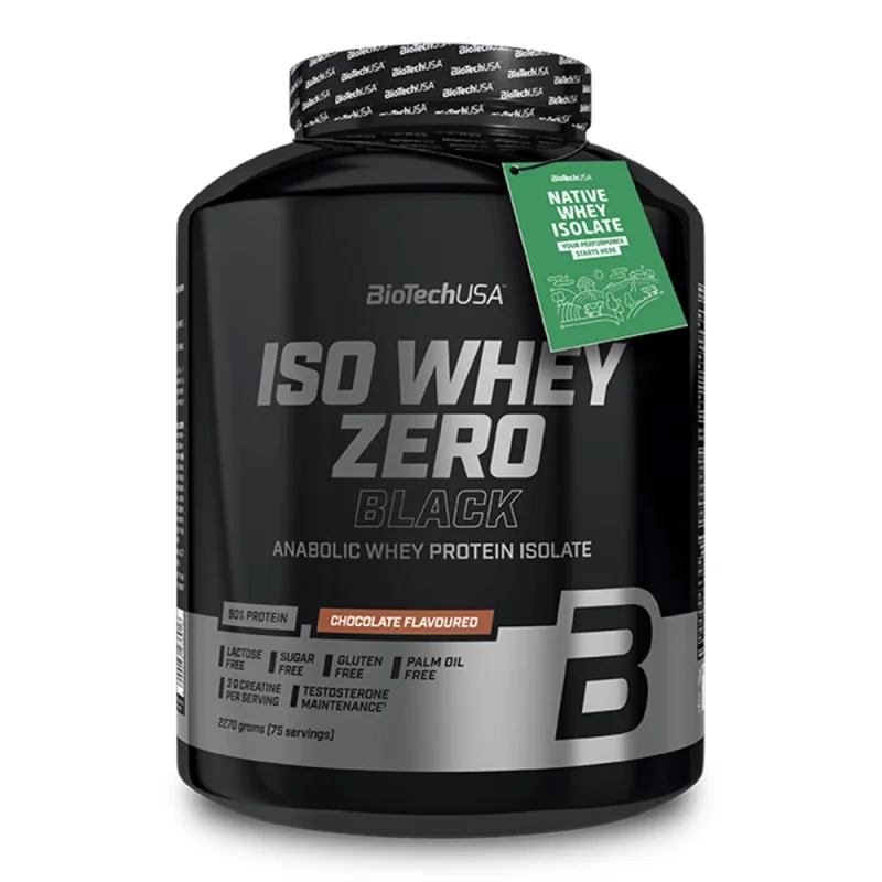 Iso Whey Zero Black de BioTech USA pas cher - Nutriwellness