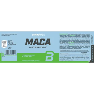 Maca de BioTech USA pas cher - Nutriwellness