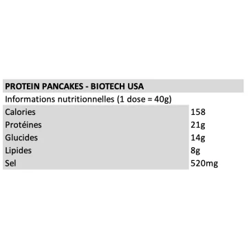 Protein Pancake de BioTech USA pas cher - Nutriwellness