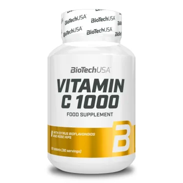 Vitamin C 1000 de BioTech USA pas cher - Nutriwellness