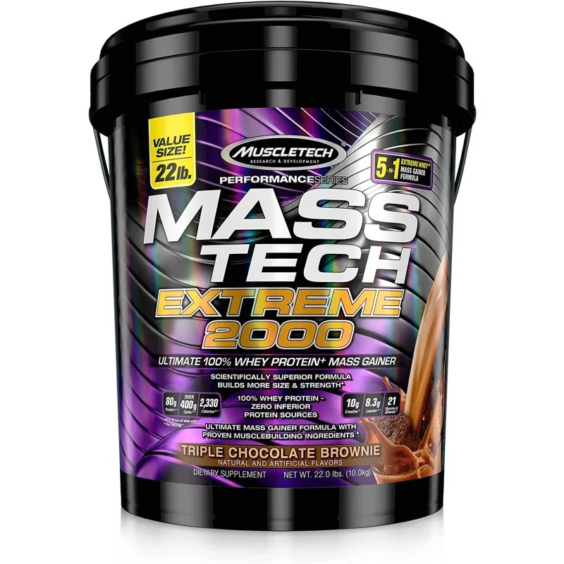 Mass-Tech Extreme 2000 (22lbs) de MuscleTech pas cher - Nutriwellness