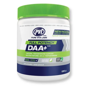 Full Potency DAA+ (186g) de PVL pas cher - Nutriwellness