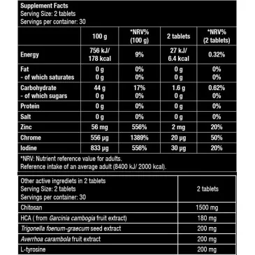 FAT-X - 60 tablets de BioTech USA pas cher - Nutriwellness