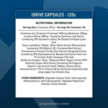 i Drive - 120 caps d'Applied Nutrition pas cher - Nutriwellness