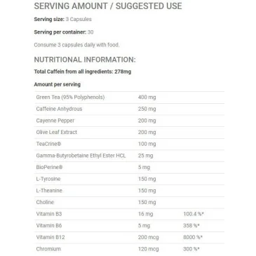 Shred X - 90 caps d'Applied Nutrition pas cher - Nutriwellness