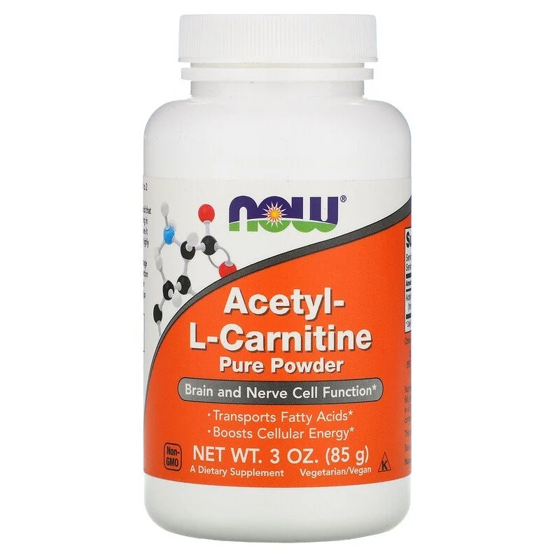 Acetyl-L-Carnitine - Pure Powder - 85 grams - NOW Foods
