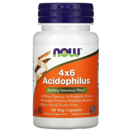 Acidophilus 4X6 de NOW Foods pas cher - Nutriwellness