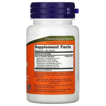 Acidophilus 4X6 de NOW Foods pas cher - Nutriwellness