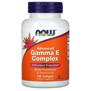 Advanced Gamma E Complex - 120 softgels de NOW Foods - Nutriwellness