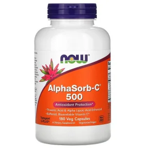 AlphaSorb-C - 500mg - 180 vcaps de NOW Foods - Nutriwellness