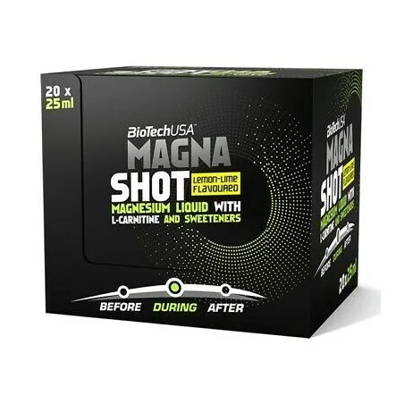 Magna Shot, Lime Lemon - 20 x 25 ml de BioTech USA - Nutriwellness