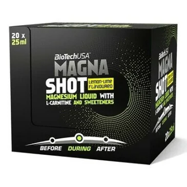 Magna Shot, Lime Lemon - 20 x 25 ml de BioTech USA - Nutriwellness