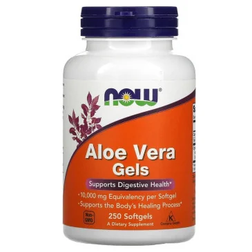 Aloe Vera Gels - 250 softgels de NOW Foods   pas cher - Nutriwellness