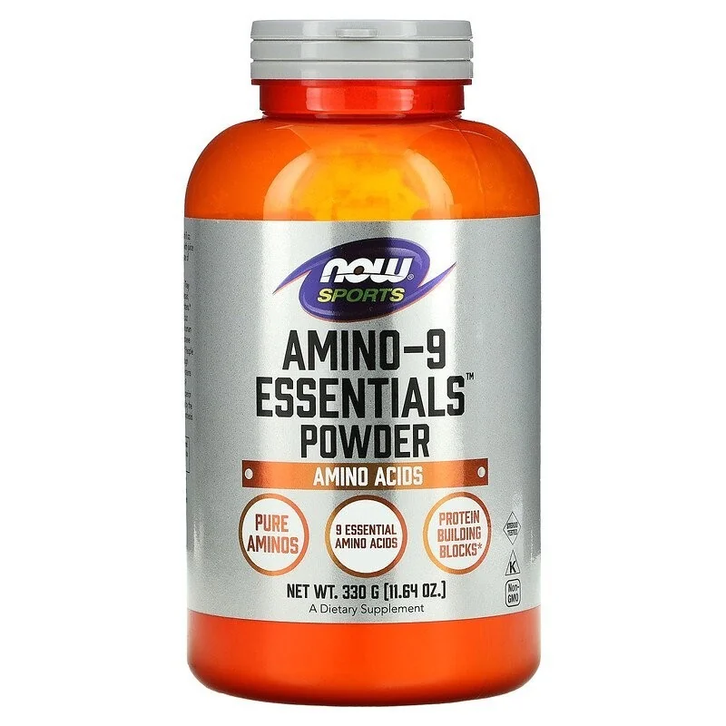 Amino 9 Essentials, Powder - 330 grams - NOW Foods