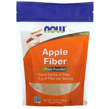 Apple Fiber - 340 grams de NOW Foods   pas cher - Nutriwellness