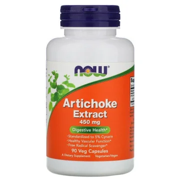 Artichoke Extract, 450mg - 90 vcaps de NOW Foods - Nutriwellness