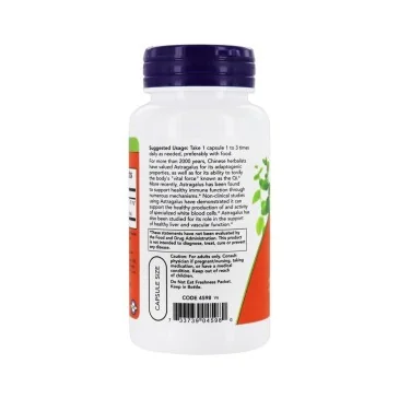 Astragalus Extract, 500mg - 90 vcaps de NOW Foods - Nutriwellness