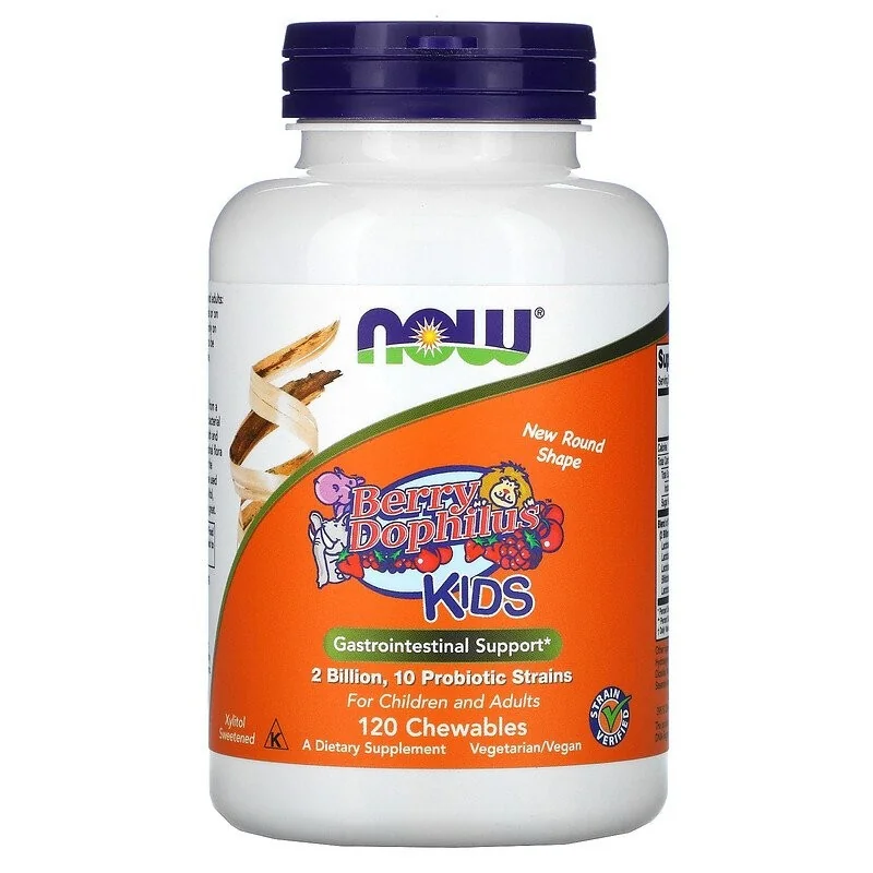 BerryDophilus Kids - 120 chewables - NOW Foods