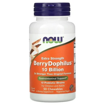 BerryDophilus, 10 Billion (Extra Strength) - NOW Foods - Nutriwellness