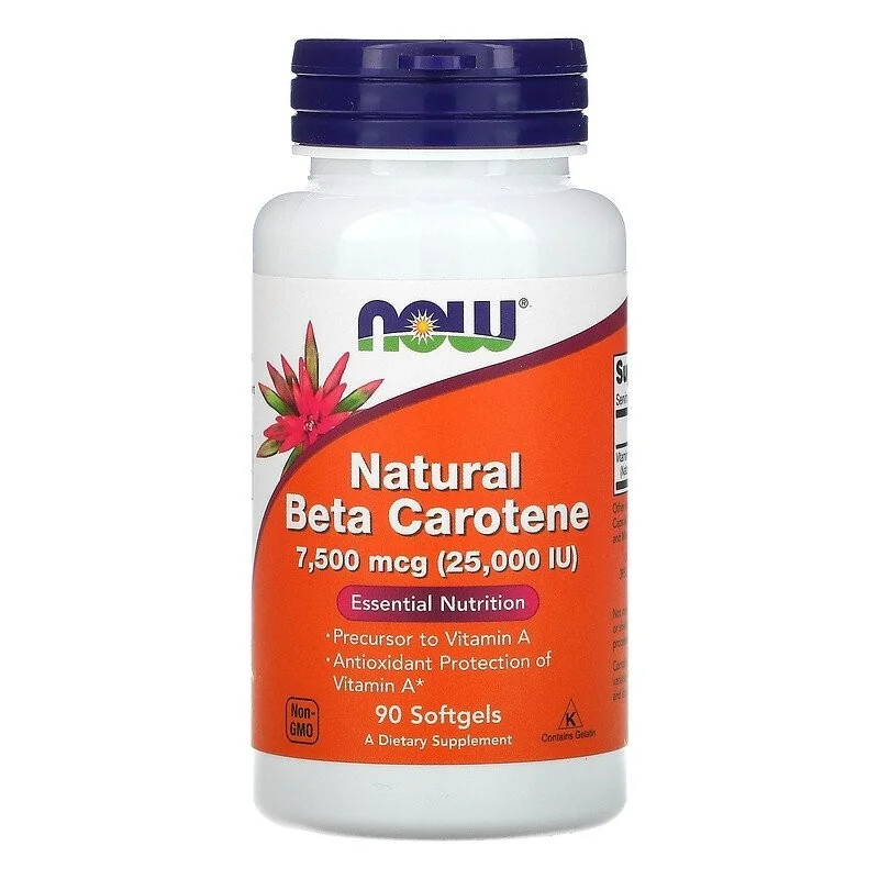 Beta Carotene Natural - 25 000 IU - NOW Foods Beta Carotene Natural - 25 000 IU - NOW Foods