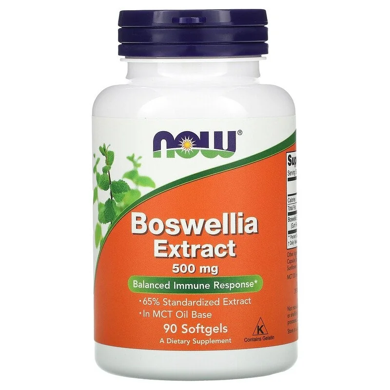 Boswellia Extract, 500mg - 90 softgels - NOW Foods