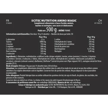Amino Magic de Scitec Nutrition pas cher - Nutriwellness