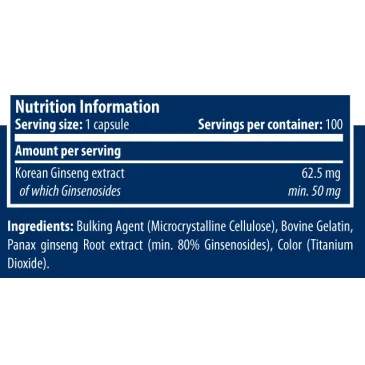 Mega Ginseng - 100 caps de Scitec Nutrition pas cher - Nutriwellness