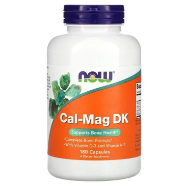 Cal-Mag DK - 180 caps de NOW Foods pas cher - Nutriwellness