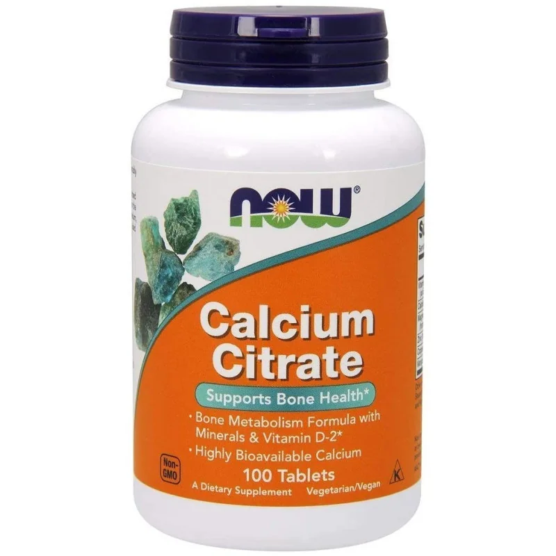 Calcium Citrate with Minerals & Vitamin D-2 - 100 tablets - NOW Foods Calcium Citrate with Minerals & Vitamin D-2 - 100 tablets - NOW Foods