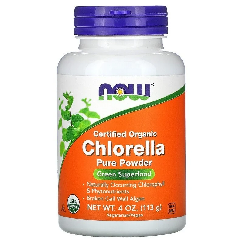 Chlorella - Organic Pure Powder - 113 grams - NOW Foods Chlorella - Organic Pure Powder - 113 grams - NOW Foods