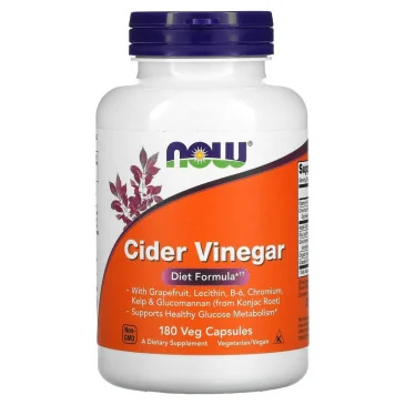 Cider Vinegar - 180 caps de NOW Foods  pas cher - Nutriwellness