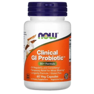 Clinical GI Probiotic - 60 vcaps de NOW Foods pas cher - Nutriwellness