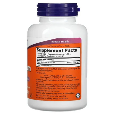 Colostrum - Powder - 85 grams - NOW Foods