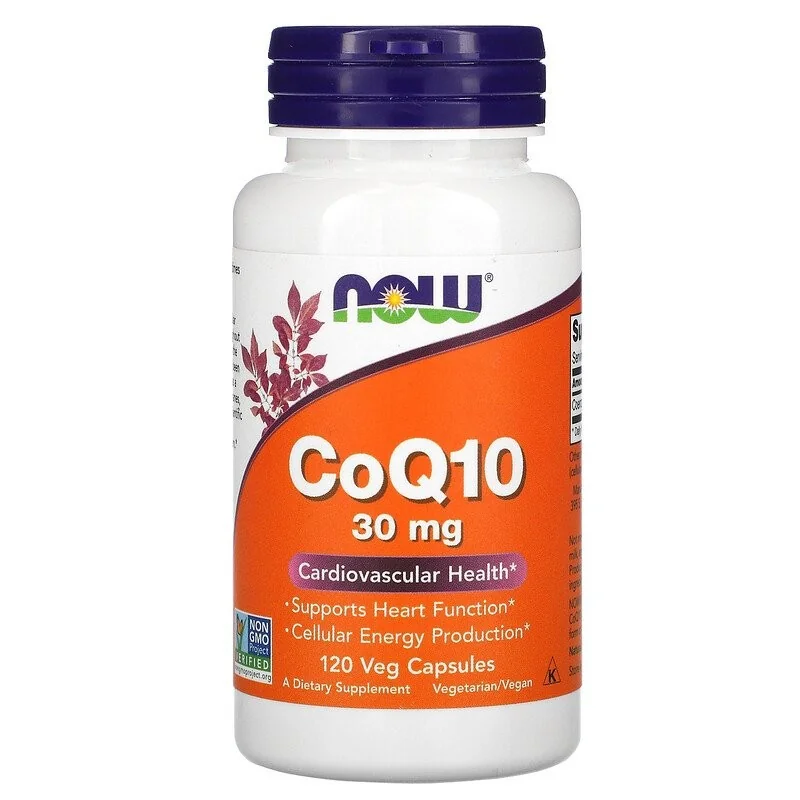CoQ10 - 30mg - 120 vcaps - NOW Foods