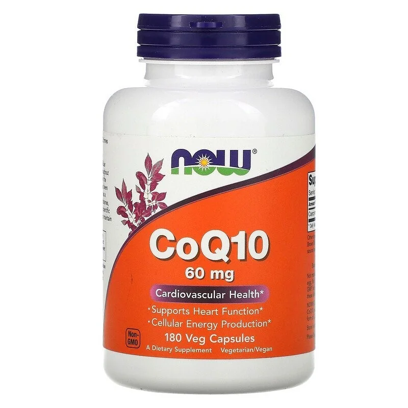 CoQ10 - 60mg - 180 vcaps - NOW Foods CoQ10 - 60mg - 180 vcaps - NOW Foods