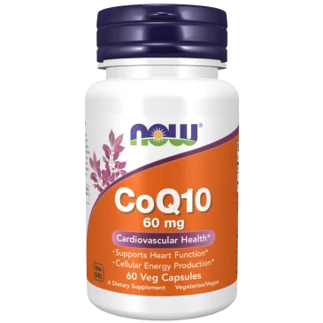 CoQ10 - 60mg - 60 vcaps de NOW Foods pas cher - Nutriwellness