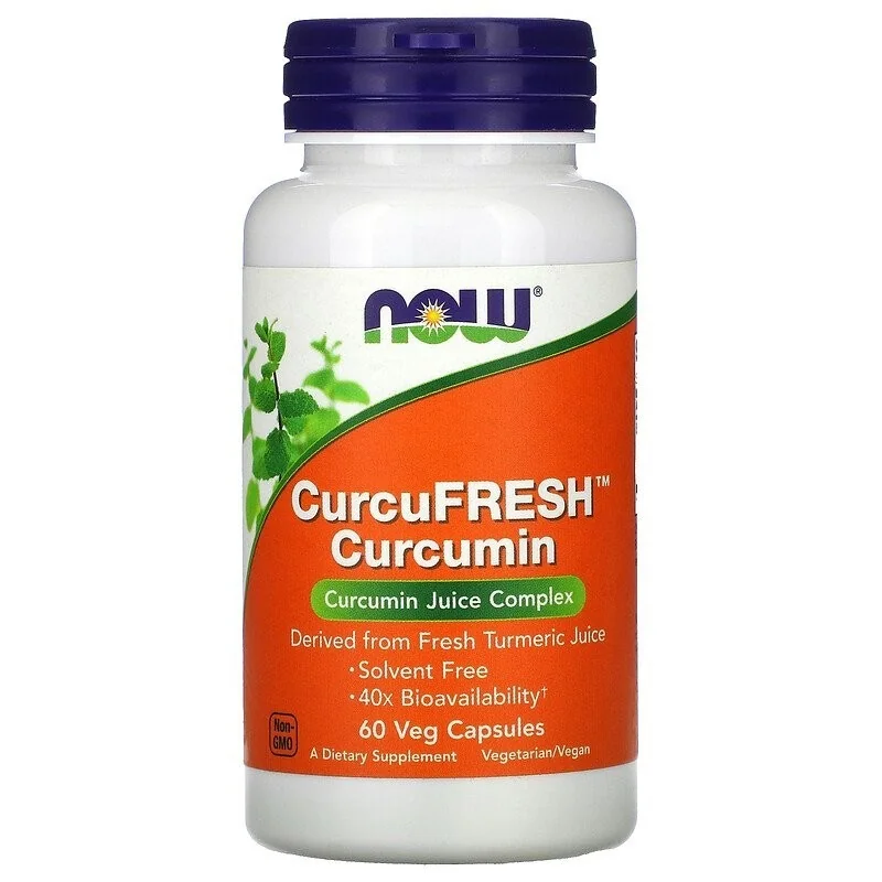 CurcuFRESH Curcumin, Capsules - 60 vcaps - NOW Foods CurcuFRESH Curcumin, Capsules - 60 vcaps - NOW Foods