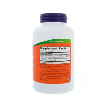 Curcumin - 120 softgels de NOW Foods pas cher - Nutriwellness