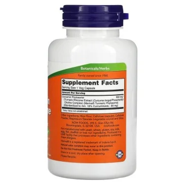 Curcumin Phytosome - 60 vcaps de NOW Foods pas cher - Nutriwellness