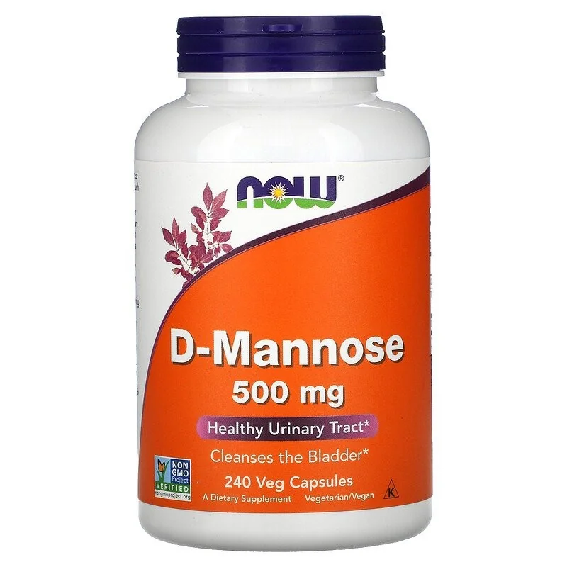 D-Mannose - 500mg - 240 vcaps - NOW Foods D-Mannose - 500mg - 240 vcaps - NOW Foods