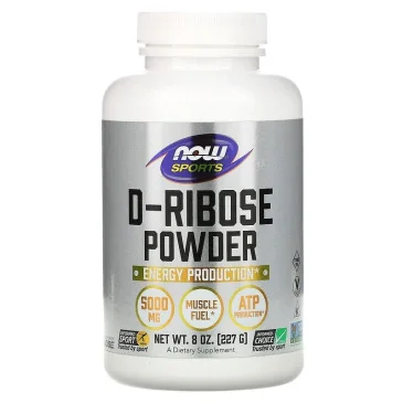 D-Ribose - Powder - 227 grams de NOW Foods pas cher - Nutriwellness