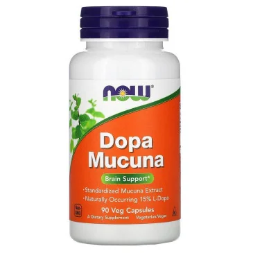 DOPA Mucuna - 90 vcaps de NOW Foods pas cher - Nutriwellness
