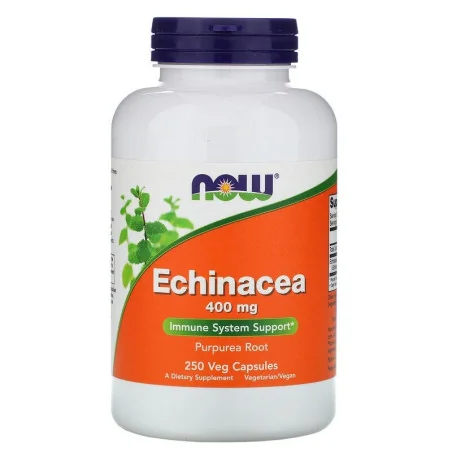 Echinacea 400mg (250 vcaps) de Now Foods - Nutriwellness