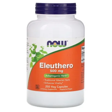 Eleuthero - 250 vcaps de NOW Foods pas cher - Nutriwellness