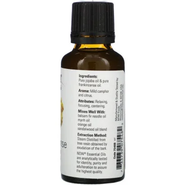 Essential Oil, Frankincense Oil 20% Oil Blend - 30 ml de NOW Foods