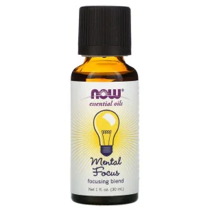 Essential Oil, Mental Focus Oil - 30 ml de NOW Foods - Nutriwellness