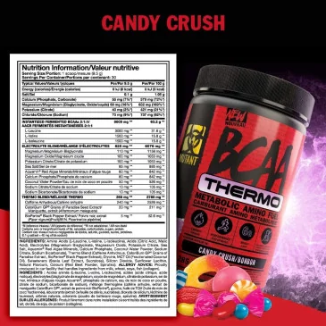 BCAA Thermo (285g) de Mutant pas cher - Nutriwellness