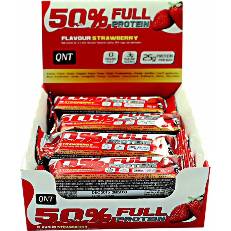 50% Full Protein Bar (12x50g) - Qnt