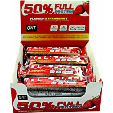 50% Full Protein Bar (12x50g) de Qnt pas cher - Nutriwellness
