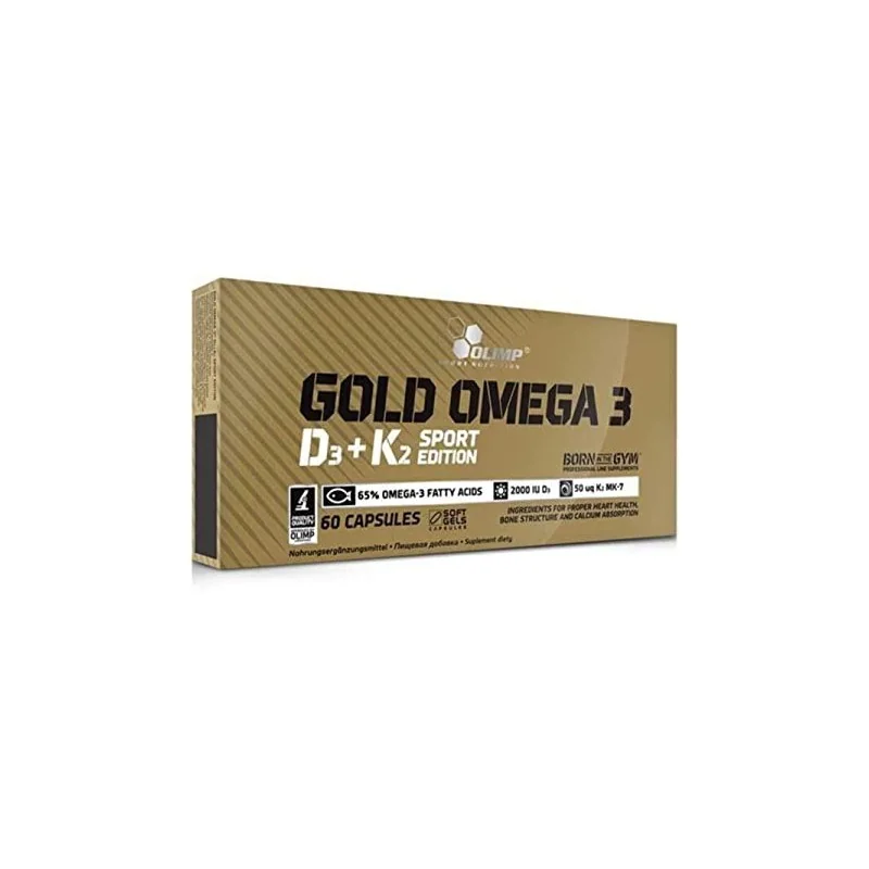 Gold Omega 3 D3 + K2 Sport Edition - 60 caps - Olimp Nutrition